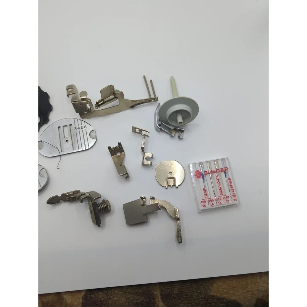 Lot Of Singer Sewing Machine Serger Vintage Parts And Attachments Misc